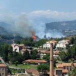 Incendi bosc Borgonyà agost 2020, xemeneia, nau 1, casal i església